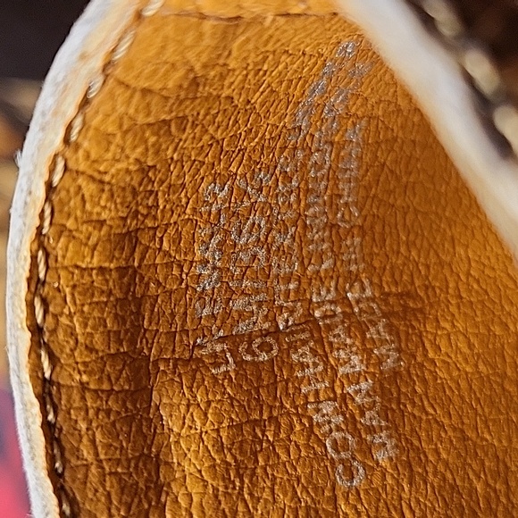 NWOT Lucky Brand Women Emali Tan Black Leopard Calf Hair Lug Sole Combat Boots - Picture 10 of 12